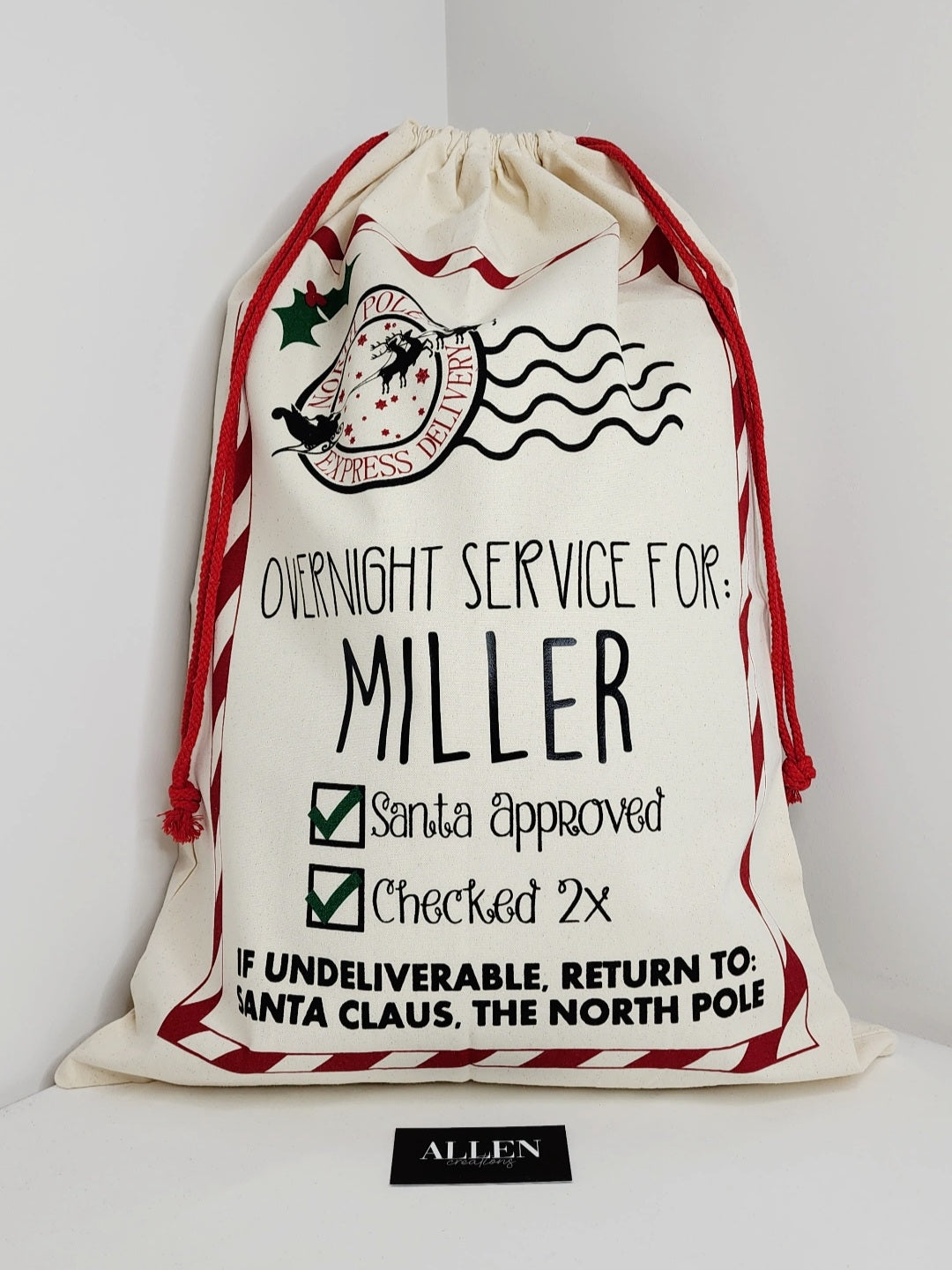 North Pole Santa Sacks