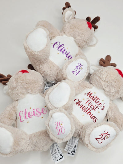 Personalised Plush Reindeer