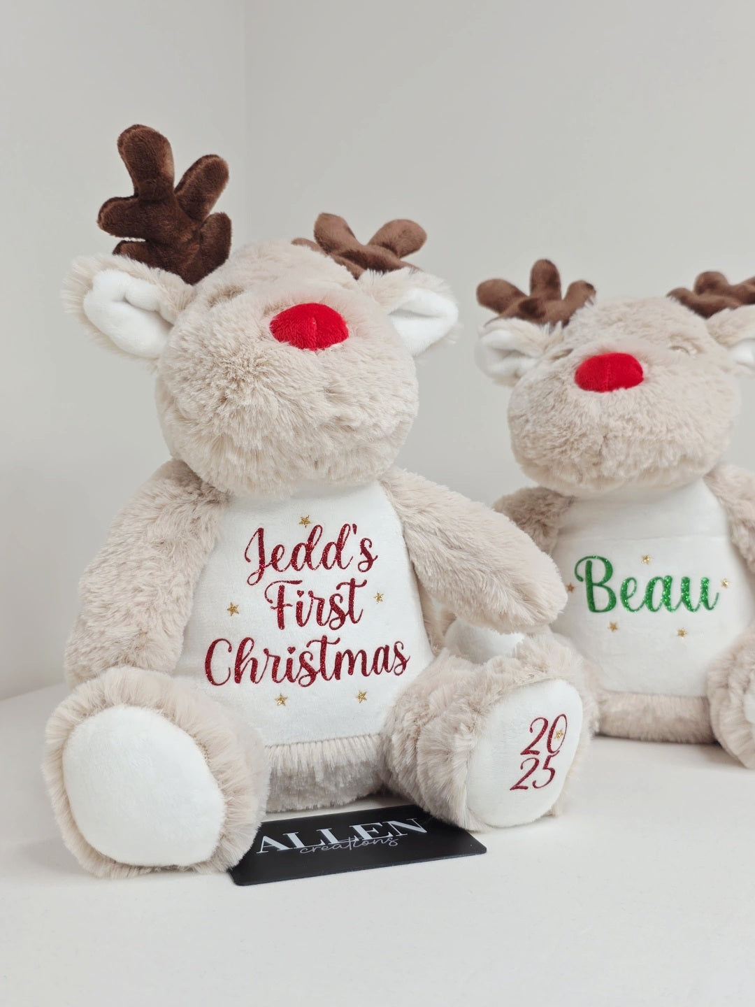 Personalised Plush Reindeer