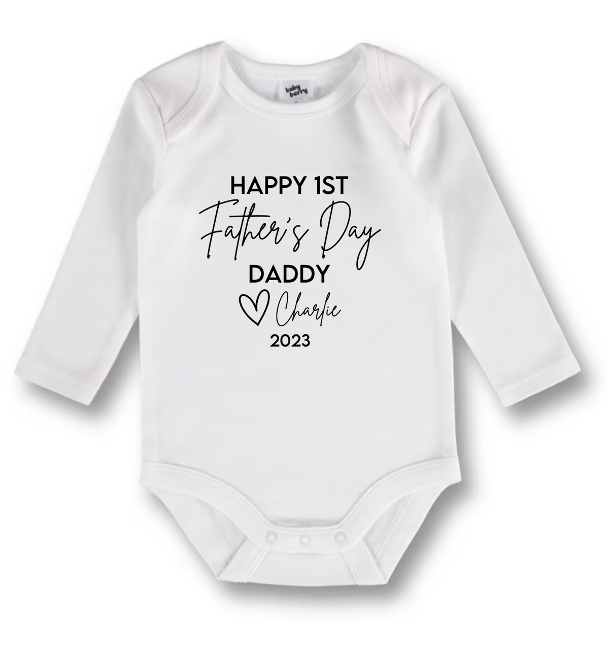First Father's Day Onesie