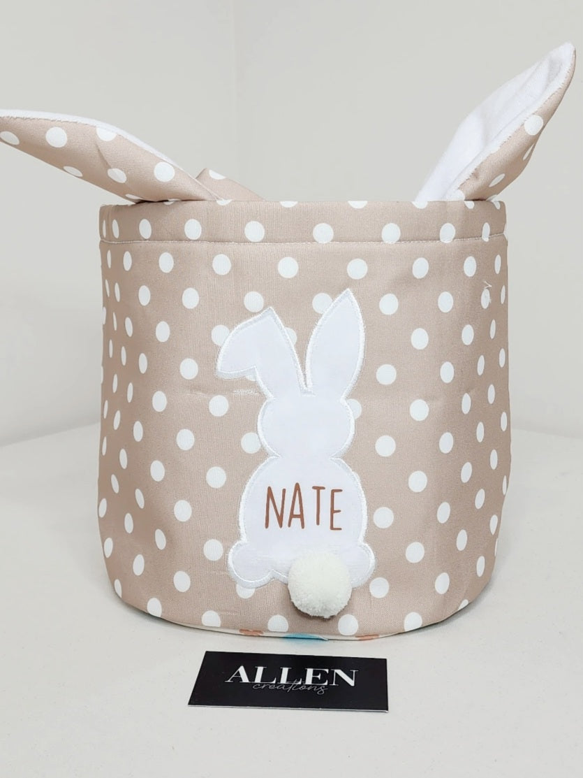 Polka Dot Easter Basket