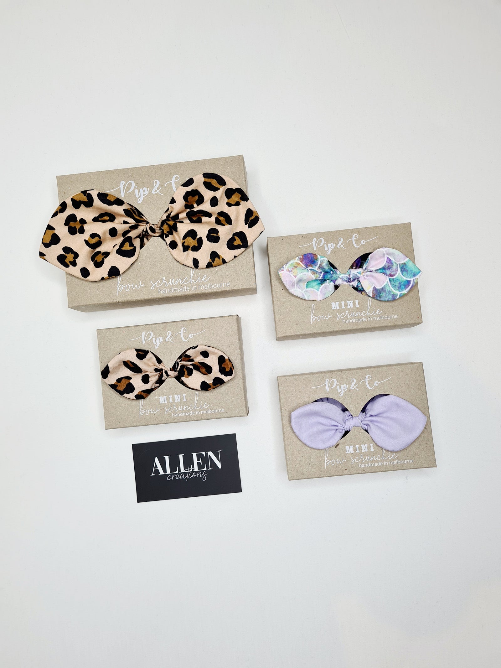 Pip & Co Bow Srunchies