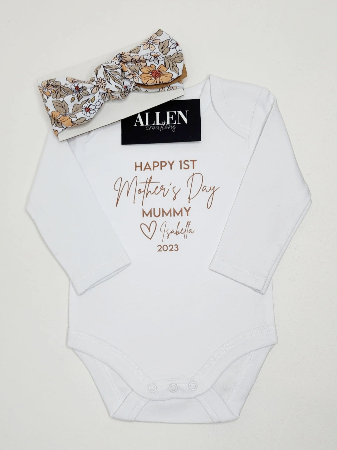 First Mother's Day Onesie